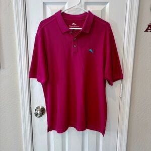 Tommy Bahama Pink Polo Shirt Classic Style